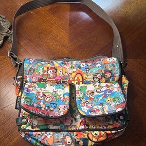Tokidoki Cartoon Print Crossbody Bag